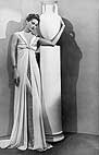 Hattie Carnegie wearing a Vionnet  dress