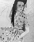 Jacqueline Delubac, in a Paquin's dress