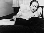 Meret Oppenheim nude, reading